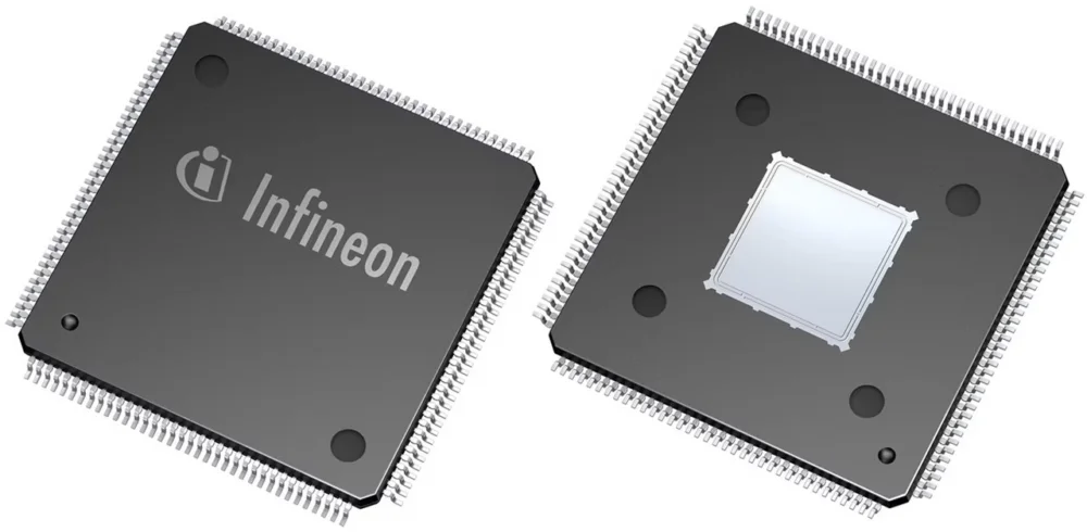 Beställ idag Infineon, 32 bit ARM Cortex M4 Mikrokontroller, 144 MHz, 2048kB Flash, 144 Ben LQFP