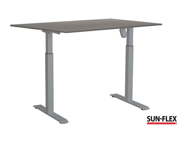 Bord SUN-FLEX II höj/sänk 140x80 grå/grå Kundfavorit