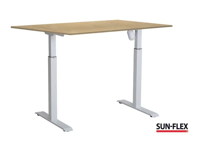 Bästa pris Bord SUN-FLEX II höj/sänk 140x80 vit/bjö