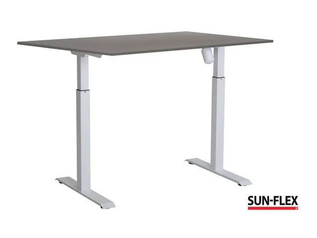 Beställ nu Bord SUN-FLEX II höj/sänk 160x80 vit/grå