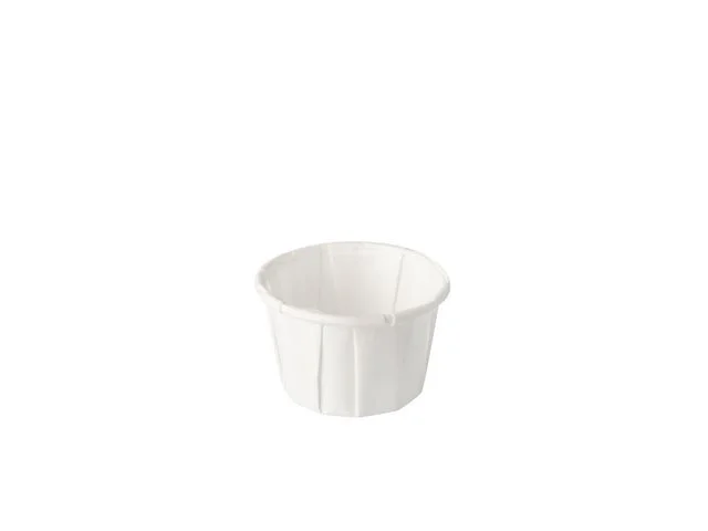 Dressingbägare 35ml vit 250/fp Populär