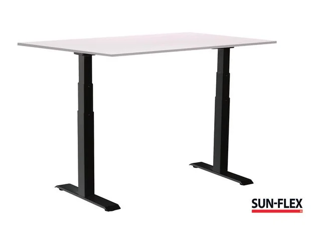 Bord SUN-FLEX VI höj/sänk 160x80 sva/vit Endast idag
