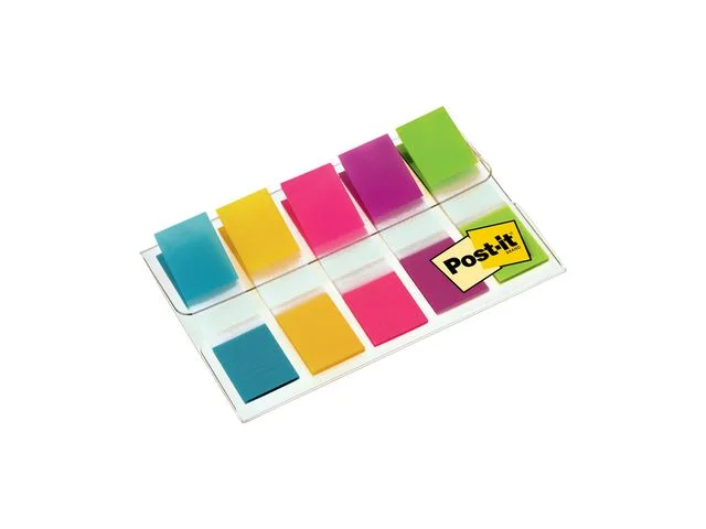 Trygg betalning Index POST-IT 11,9x43,1 5-färg 100/fp