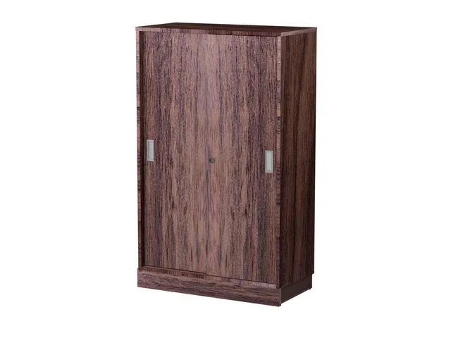 Outlet Skjutdörrskåp 3xA4 800 mm valnöt