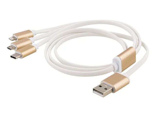 Adapter USB-A-Lightning/USB-C/USB-micro Kundfavorit