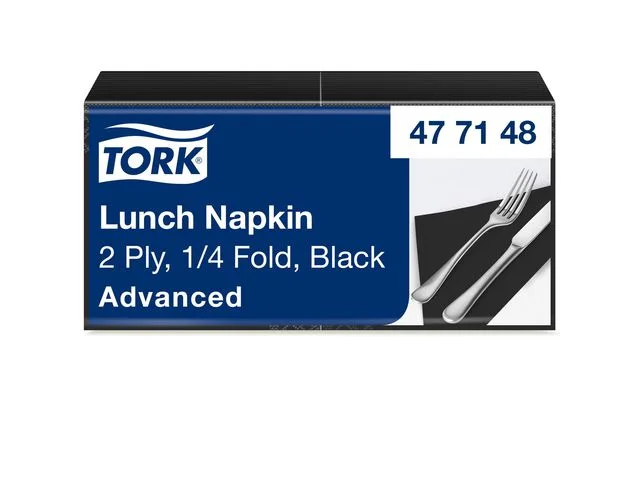Snabb leverans Servett TORK Lunch 2-lags svart 200/fp