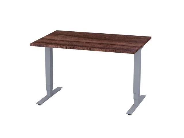 Bord höj/sänk Pro 1200x800 valnöt/silver risnedsättning
