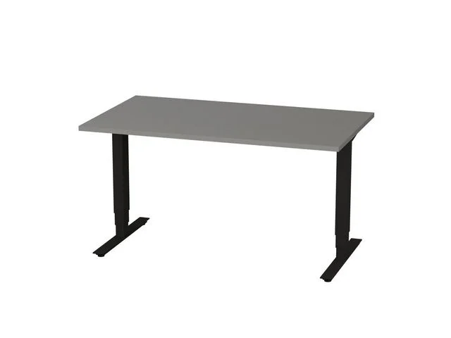 Bord höj/sänk Pro 1400x800 grå/svart Rea