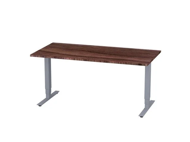 Rabatt Bord höj/sänk Pro 1600x800 valnöt/silver