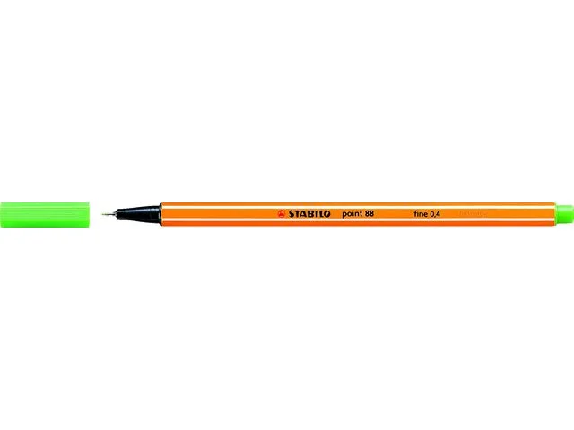 Fineliner STABILO Point 88 ljusgrön Snabb leverans