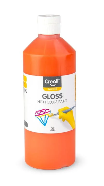 Kampanjpris Glansfärg CREALL Gloss 500ml orange