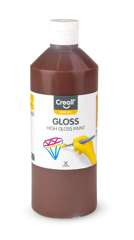 Lågt pris Glansfärg CREALL Gloss 500ml brun