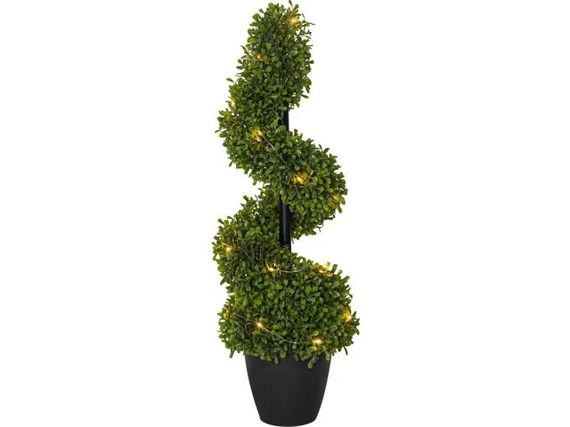 Lågt pris Dekorationsträd Buxbom LED 65cm