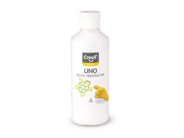 Utförsäljning Tryckfärg Lino CREALL 250ml vit