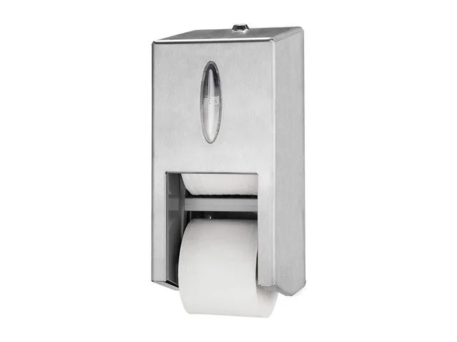 Billig Dispenser TORK T7 Optiserve 2rl stål