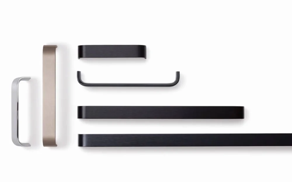 Erbjudandepris Viefe Möbelgriff SENSE aus Aluminium, 480 mm - Schwarz gebürstet