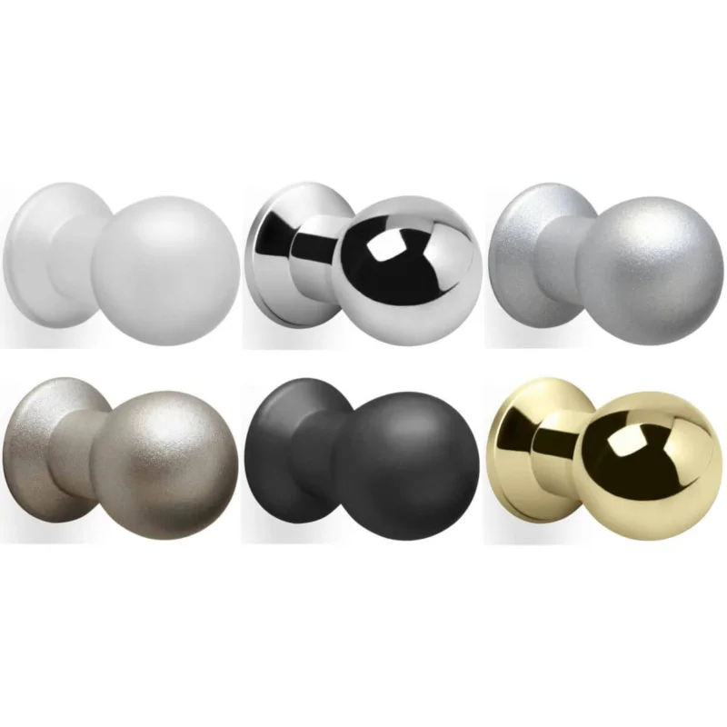 Säker betalning Mital Möbelknopf NATASCHA aus Metall, Nickel matt - Ø 14 mm