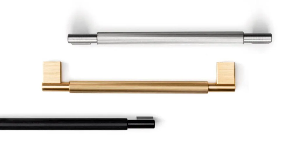 Endast denna vecka Viefe Möbelgriff ARPA aus Aluminium, 320 mm - Schwarz gebürstet