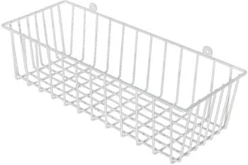 Rabatter Kesseböhmer Einbaukorb allseitig geschlossen Drahtkorb 340x120x100 mm Stahl weiß