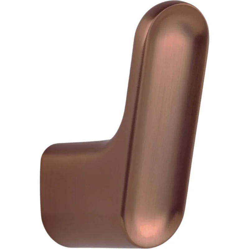 Begränsat erbjudande Viefe Garderobenhaken LUV ZAMAK aus Metall, 51,2 x 17,5 mm, Bronze gebürstet