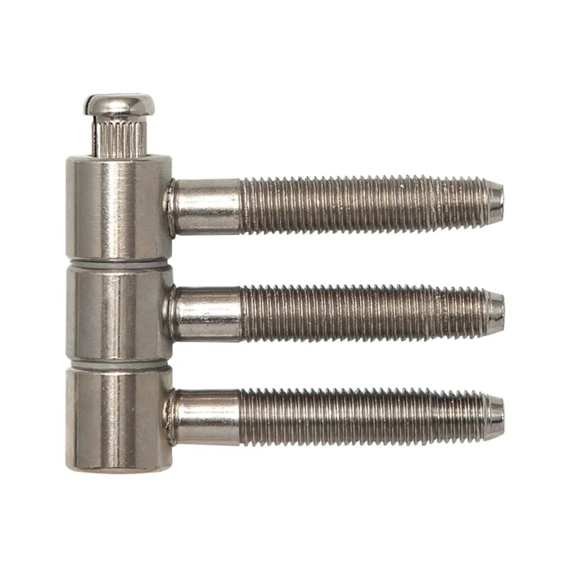 SFS Intec Einbohrband 16 mm für gefälzte Holztüren 3-teilig Stahl verschiedene Oberflächen, Edelstahl Fynd