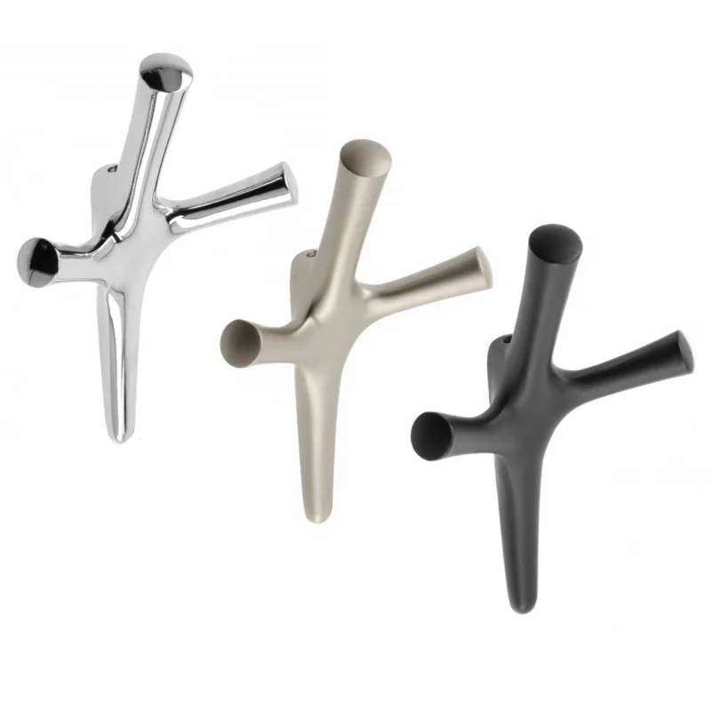 Gedotec Garderobenhaken WALENCIA aus Metall, 164 x 107 x 58 mm, Chrom poliert Endast denna vecka