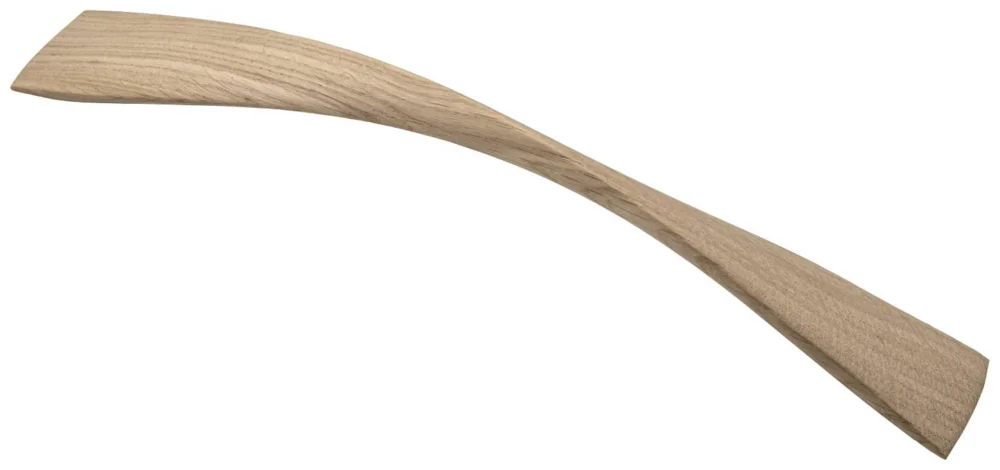 Häfele Möbelgriff TWIST aus Holz, Griff Eiche natur, 270x40mm Expressleverans