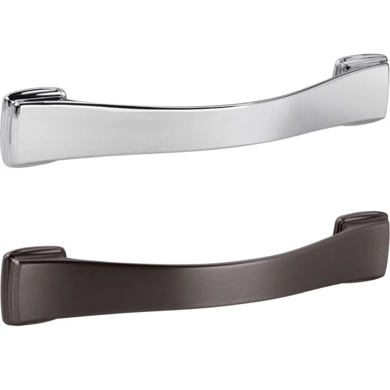 Kampanjpris Gedotec Möbelgriff LOTUS aus Metall, BA 128 mm, Chrom poliert