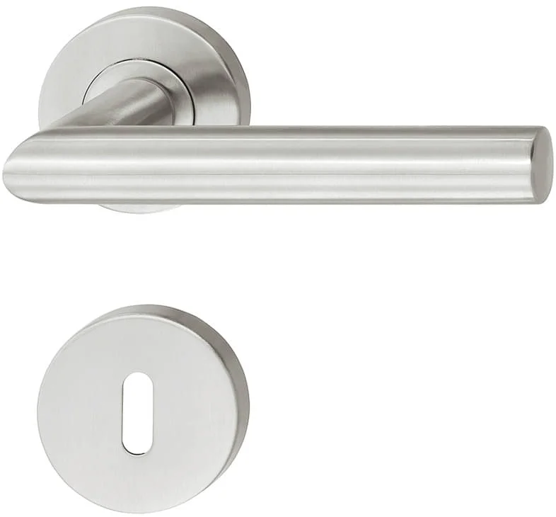 Snabb leverans Häfele Drückergarnitur PDH3103 Türdrücker Edelstahl, WC-Garnitur