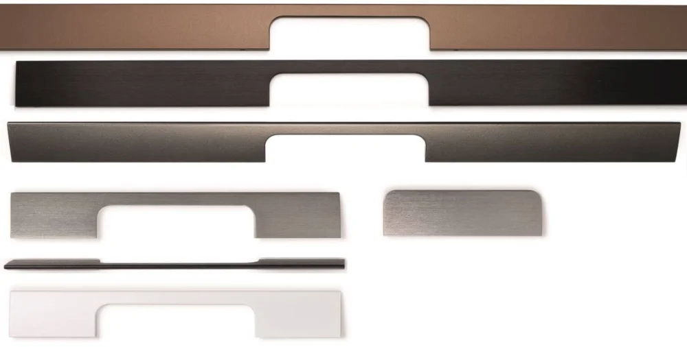 Viefe Möbelgriff PEAK aus Aluminium, 120 mm - Grau Metallic Fynd