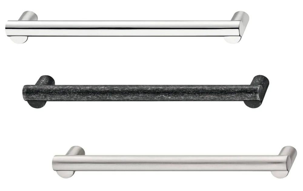 Häfele Möbelgriff H2120 aus Metall, Chrom poliert - BA 128 mm Rabatter