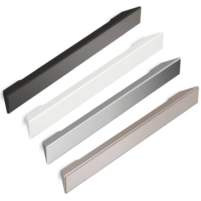Handla nu Mital Möbelgriff DORA aus Metall, Weiß matt - 128 / 96 / 64 mm