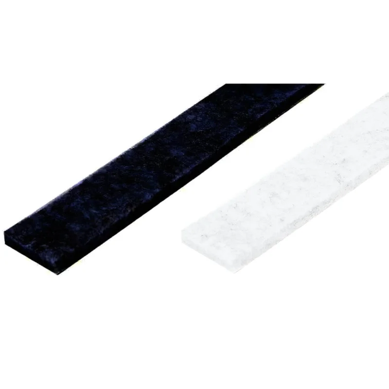 Billig Gedotec Filzgleiter SINGLE selbstklebend 5 - 6 mm, 1 Meter auf Rolle, 20 mm - weiß