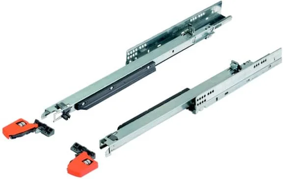 Expressleverans Blum Movento Vollauszug 766H mit Ausfahreinrichtung Tip-On Tragkraft 60 kg, 750 mm - 766H7500T
