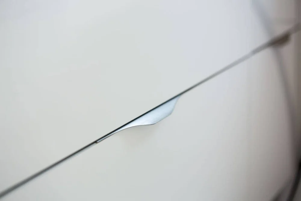 Fri frakt Viefe Griffleiste NOMA aus Aluminium, Silber matt - 128 mm