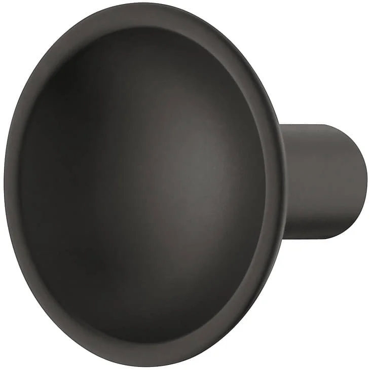 Snabb leverans Häfele Möbelknopf H1725 Ø 35 mm Antik, Schwarz matt