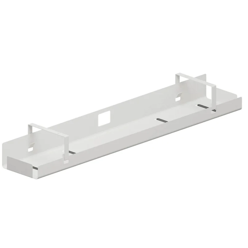 risnedsättning Häfele Kabelkanal CM aus Stahl klappbar, 1800 x 175 x 126 mm Weiß matt