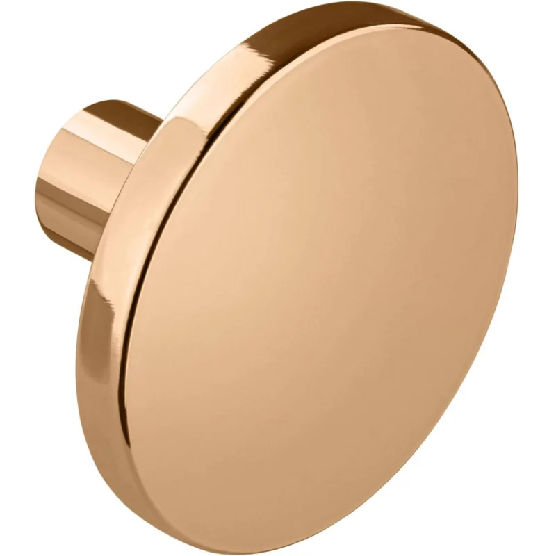 Begränsad tid Viefe Garderobenhaken COMO aus Metall rund Ø 41 mm, Messing poliert