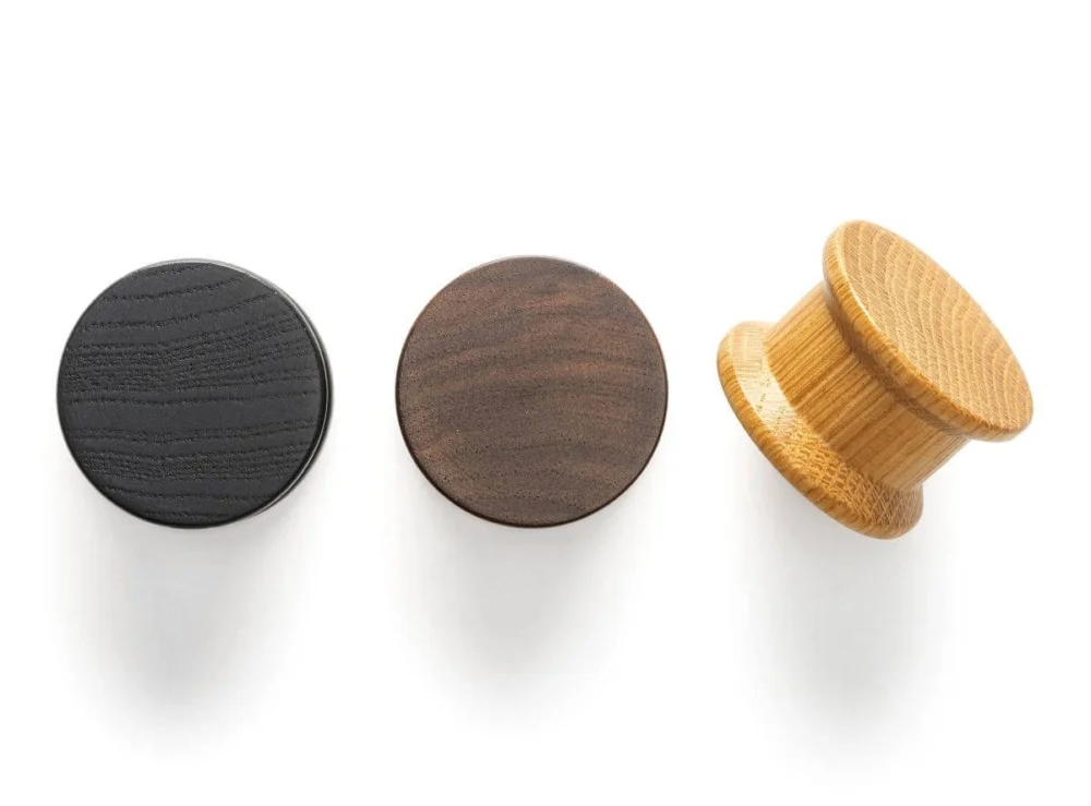 Kampanj Viefe Möbelknopf OH! aus Holz, Ø 40 mm, Eichenholz