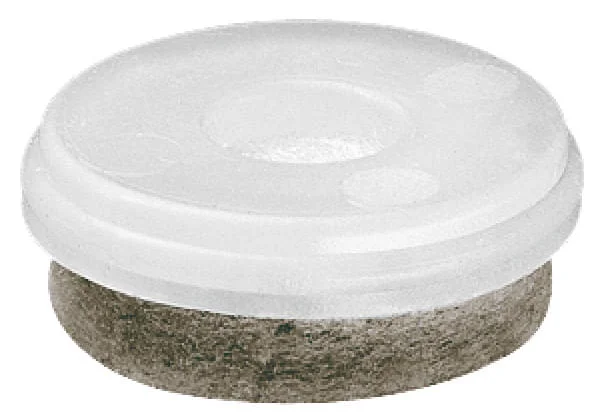 Häfele Möbelgleiter rund zum Aufdrücken Durchmesser 17 mm, schwarz Trygg betalning
