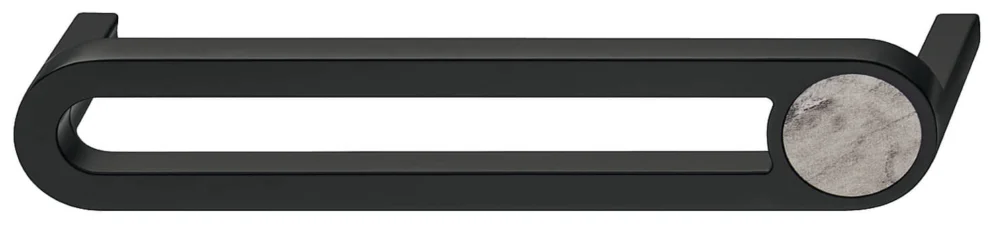 Erbjudandepris Häfele Möbelgriff H2170 aus Metall mit Marmoreinlage, BA 160 mm
