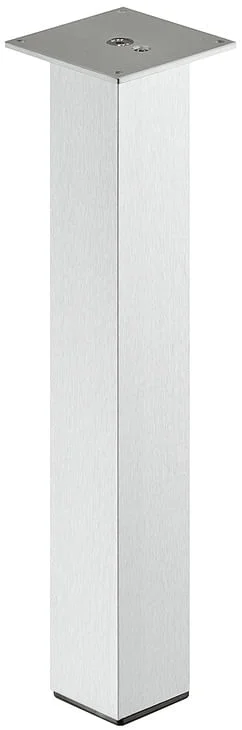 Köp nu Häfele Tischbein aus Aluminium Tischfuß gerade, edelstahlfarben - 720 mm