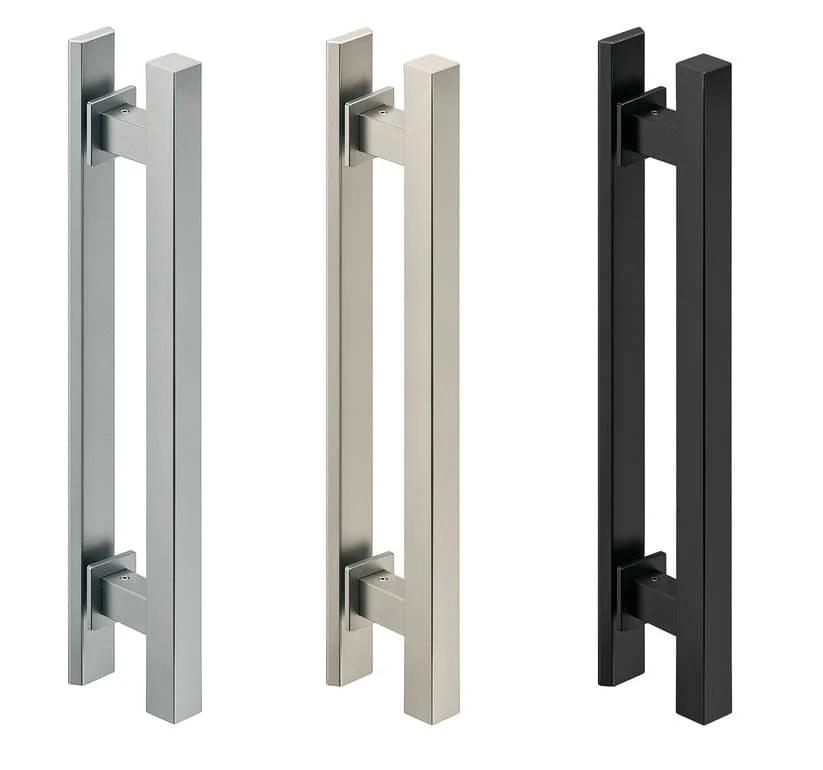 Häfele Stangengriff eckig einseitig aus Aluminium, Edelstahl-Optik Lägg i varukorgen