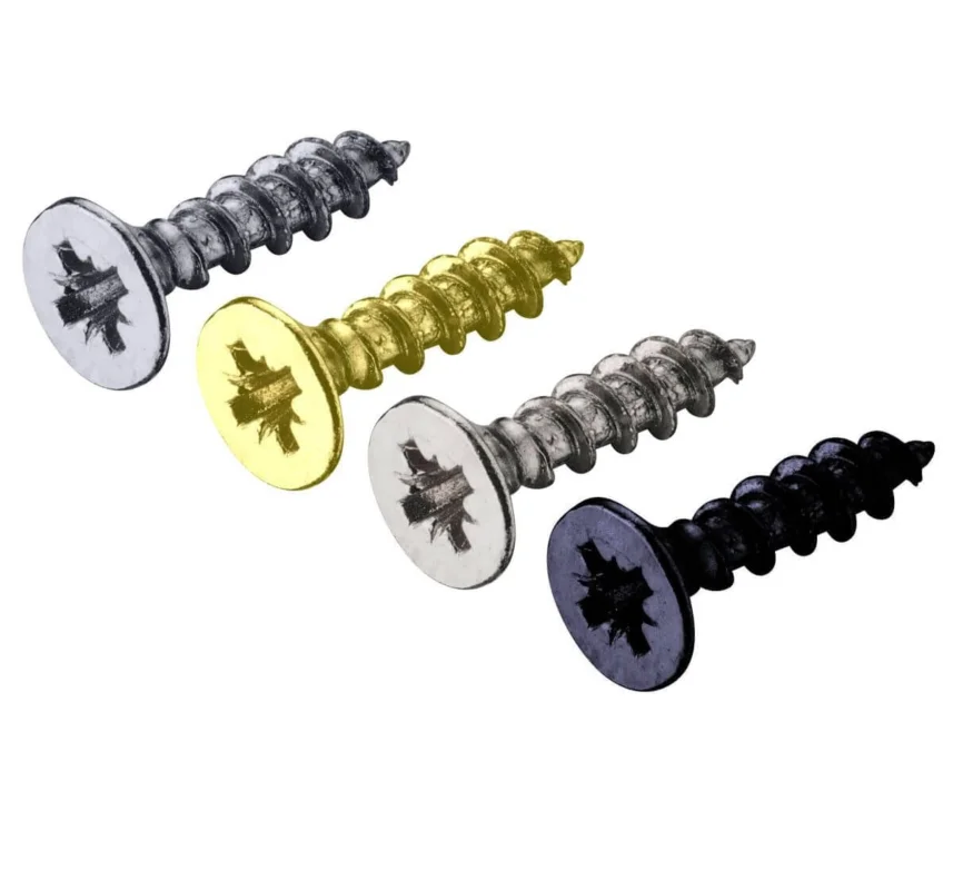 Populär Gedotec Schrauben-Set 2,5 x 16 mm mit Senkkopf & Vollgewinde, Stahl vernickelt - 50 Stück
