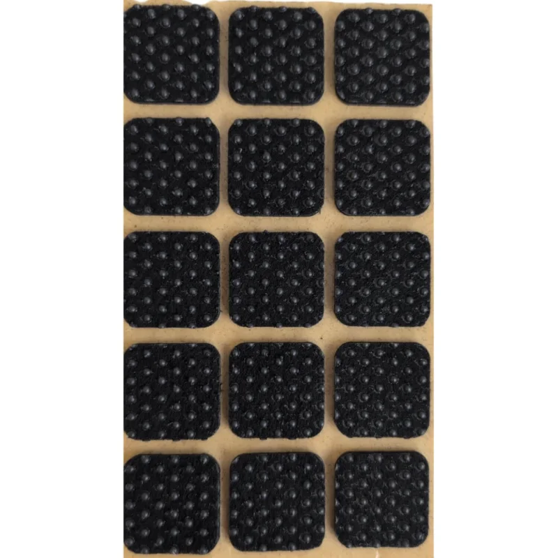 Fri frakt Folmag 15 Stk. Anti-Rutsch Filzgleiter Quadrat 28x28 mm Schwarz