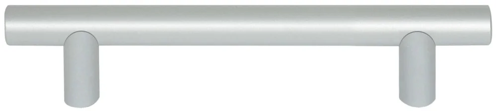 Häfele Möbelgriff H1039 Sockelgriff Ø12 mm Aluminium rund silberfarben eloxiert mit 2 Sockeln, 232x32mm Extra rabatt