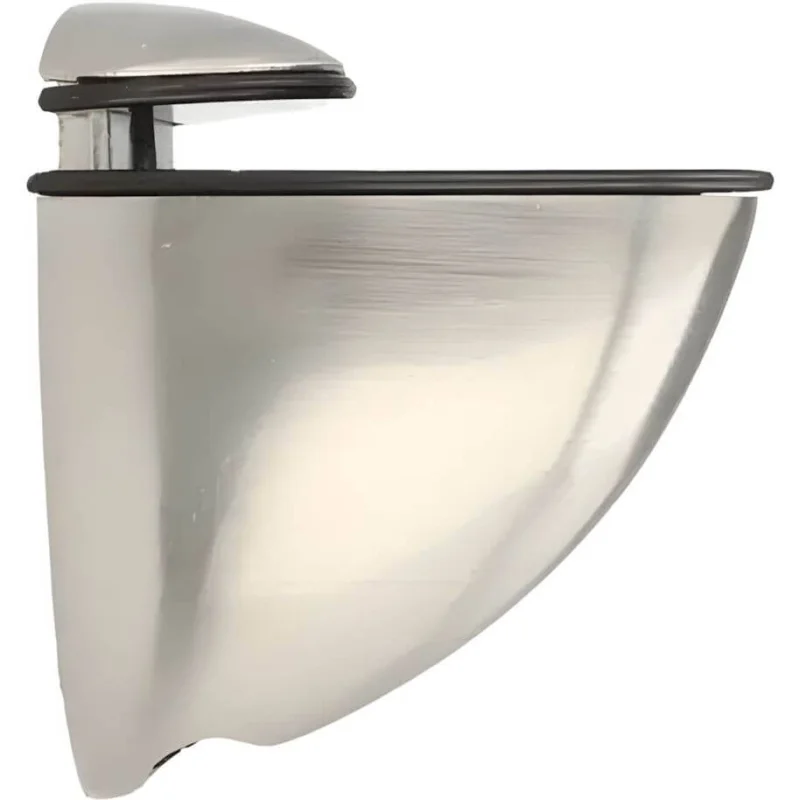 Erbjudandepris Siso Klemmtablarträger PELIKAN-MINI für Glas- & Holztablare mit Tablardicke 4 - 10 mm, Edelstahl-Optik