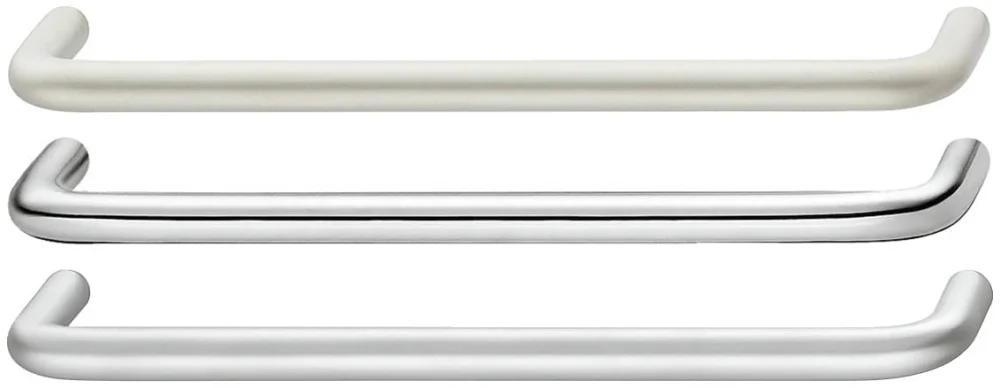 Erbjudandepris Häfele Möbelgriff H10132 Bügelgriff Ø 8 mm aus Stahl massiv, 192 mm - vernickelt gebürstet