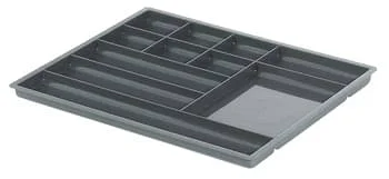 Häfele Fächerschale H4103 Schubkasten Utensilien-Aufbewahrung mit 11 Fächer 332x277x18,5 mm anthrazi Billig