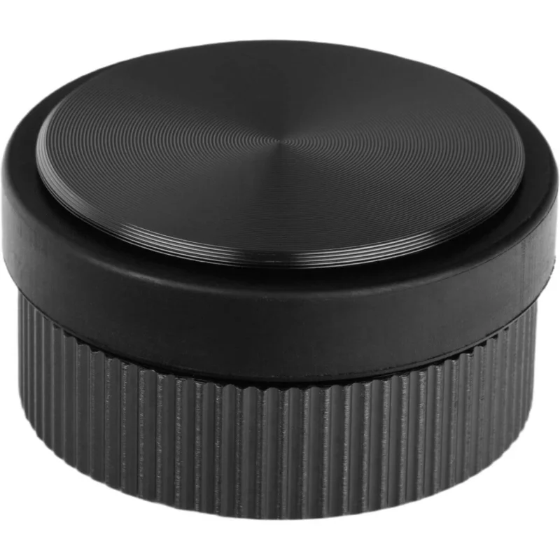 Outlet Viefe Bodentürpuffer BROOKLYN aus Aluminium, Ø 62 x 33 mm Titan schwarz